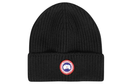 Canada Goose Arctic Disc ribbed-knit beanie