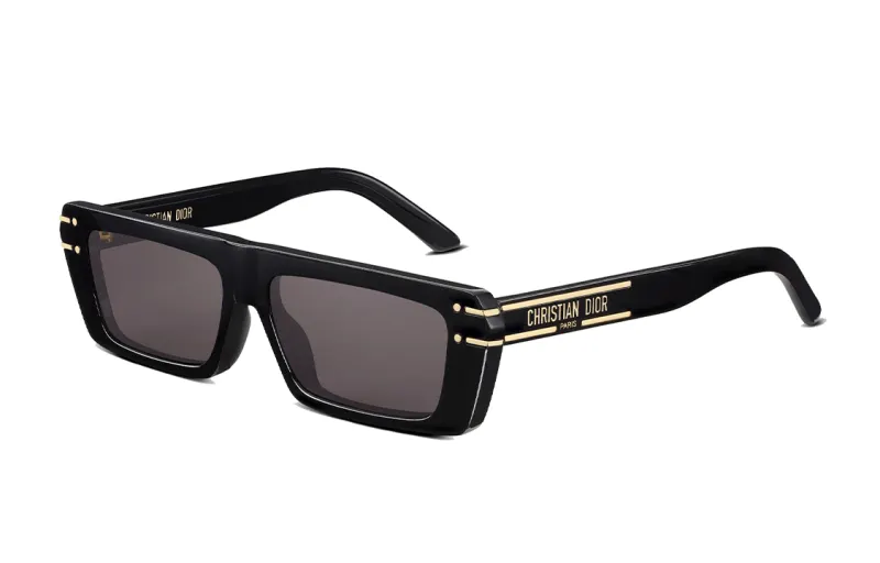 DIOR Square Sunglasses Unisex Black