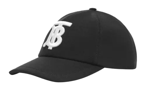 Burberry Monogram Motif Cotton Jersey Baseball Cap