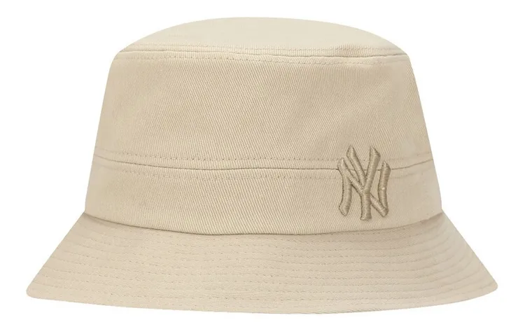 MLB Cotton Bucket Hats CPHE Unisex Beige/Black/White/Mustard Yellow