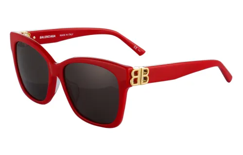 Balenciaga Plate Frame Square Sunglasses Women's