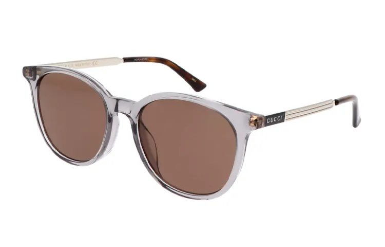 GUCCI Web Sunglasses Men's Brown