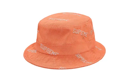 Supreme Logo Denim Crusher