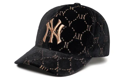 MLB Velvet retro swan, black cap for men and women, polyester, for beloved