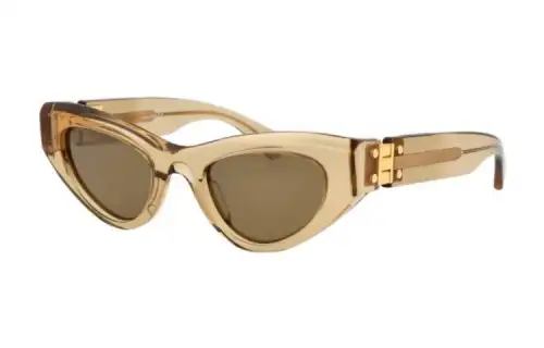 Bottega Veneta Eyewear Straight Arm Cat Eye Frame Sunglasses