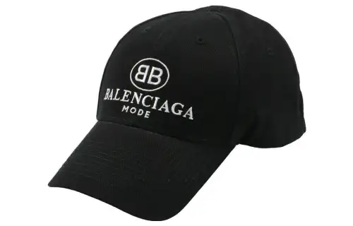 Balenciaga Baseball Caps Men's Black