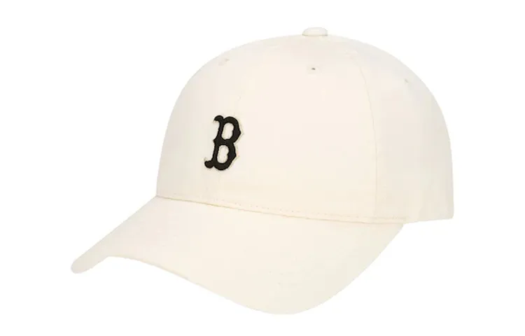 MLB Cotton Baseball Caps Unisex Black/White