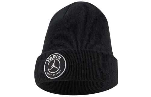 Jordan× PSG Versatile Acrylic Beanies Unisex Black