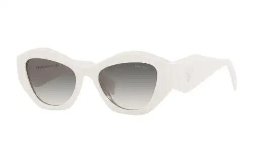 PRADA Eyewear Logo Printed Angular Frame Sunglasses
