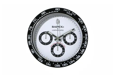 Bape Type 4 Bapex Wall Clock Black