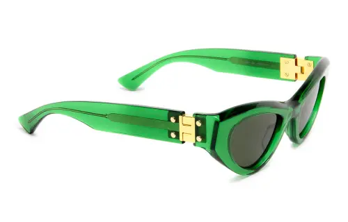 Bottega Veneta Eyewear Straight Arm Cat Eye Frame Sunglasses