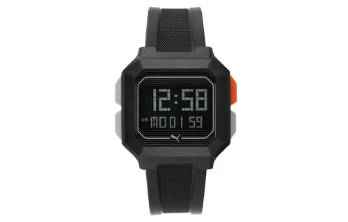 PUMA Wrist Watches Quartz Movement Rubber Strap 45mm Blue Dial Men's Watches P5020