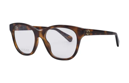GUCCI Plate Square Prescription Glasses Women's