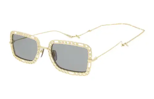 square-frame tinted sunglasses