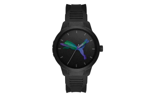 PUMA Wrist Watches Quartz Movement Plastic Strap 43mm Black Dial Men's Watches