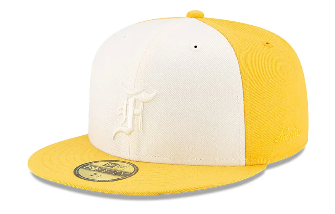 New Era Wool Baseball Caps Unisex Yellow