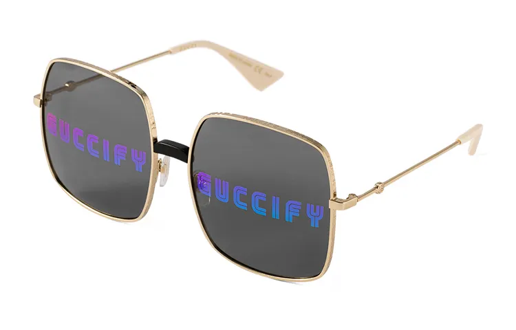GUCCI Eyewear Oversized Square Framed Sunglasses