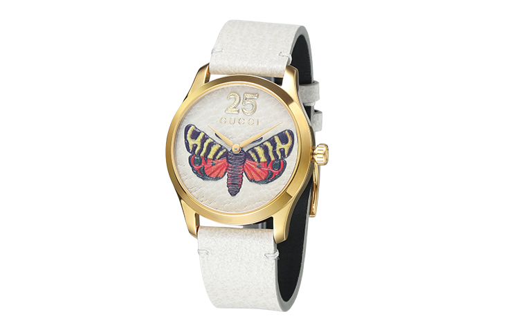GUCCI G Timeless Collection Wrist Watches Quartz Movement Leather Strap White Dial Women's Watch