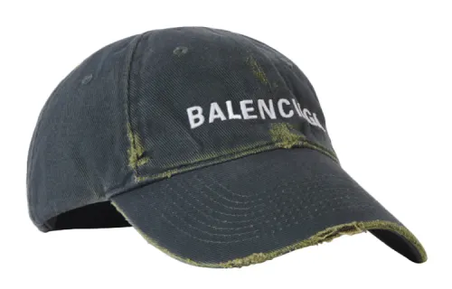 Balenciaga Baseball Caps Unisex Dark Green