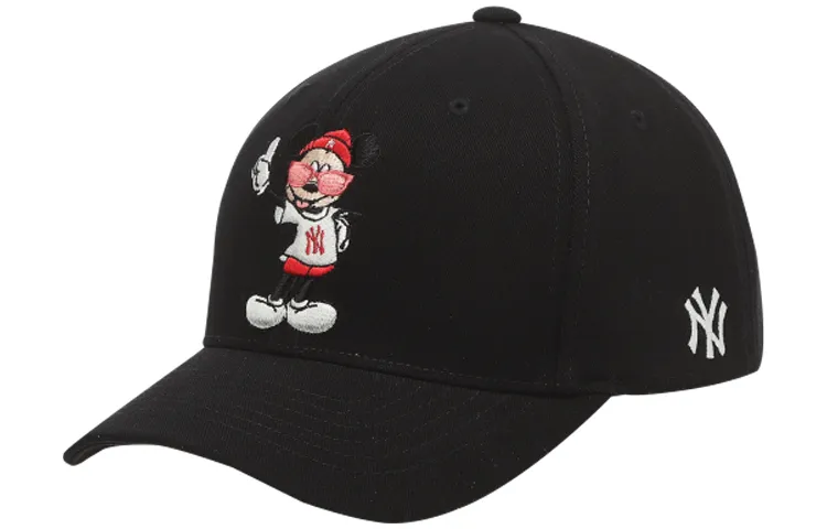 MLB Polyester Baseball Caps Unisex Black/Gray White
