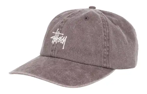 Stussy Baseball Caps Unisex Washed Brown