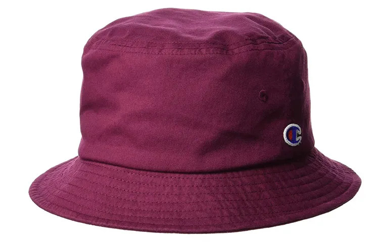 Champion Bucket Hats Unisex Burgundy
