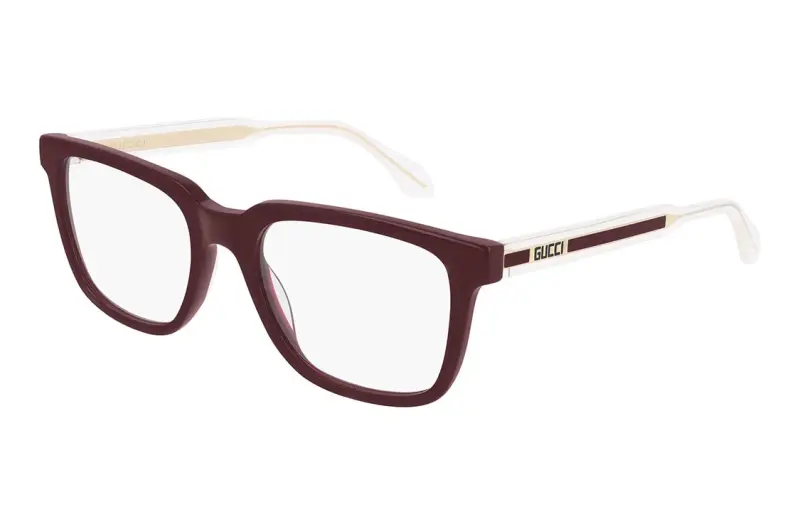 GUCCI Acetate Square Prescription Glasses Men's