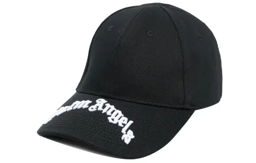 PALM ANGELS Logo Embroidered Baseball Cap