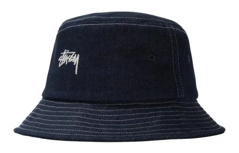 Stussy Bucket Hats Unisex Marine Blue