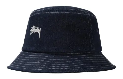 Stussy Bucket Hats Unisex Marine Blue