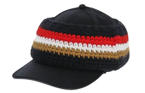 Burberry knitted-headband baseball cap