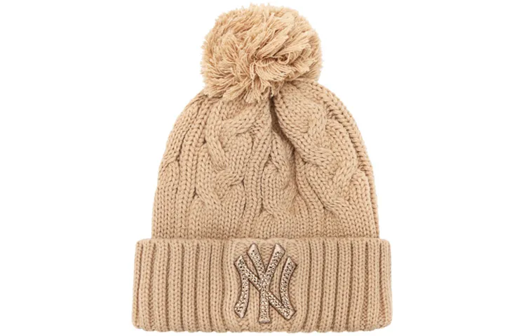 MLB Acrylic Beanies Unisex Khaki