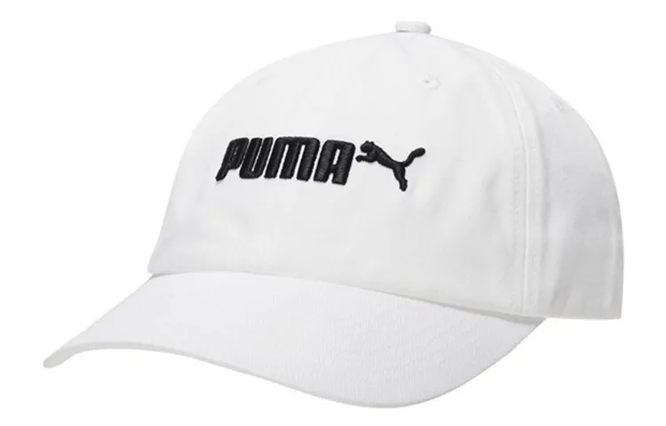 PUMA Cotton Baseball Caps Unisex White
