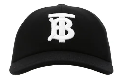 Burberry Monogram Embroidered Baseball Cap