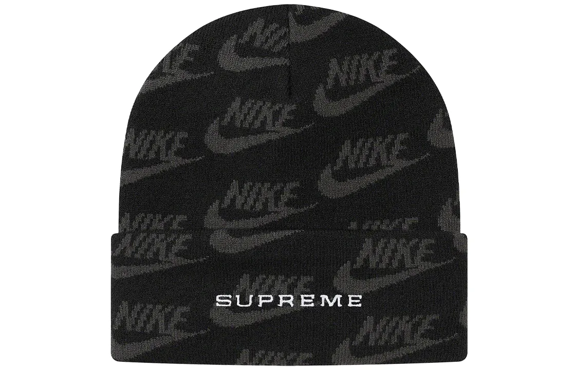 Supreme Nike Jacquard Logos Beanie