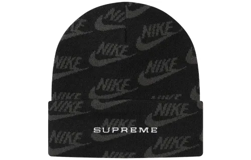 Supreme Nike Jacquard Logos Beanie