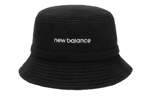New Balance NB New Balance imitation sherpa fashionable and casual fisherman hat for men and women, black