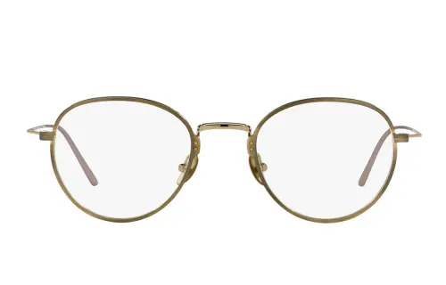 PRADA Prescription Glasses Unisex Gold