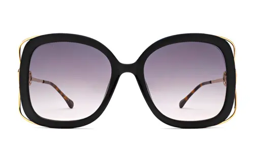 GUCCI Eyewear Horsebit Detail Square Frame Sunglasses