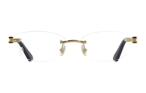 Cartier Round Frameless Glasses