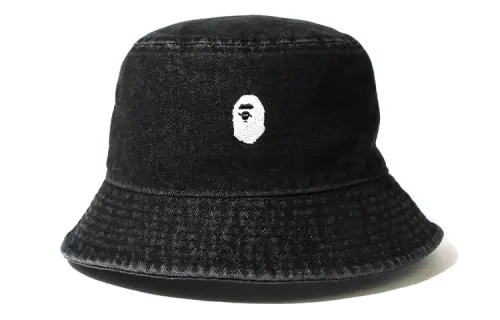 Bape Denim One Point Bucket Hat