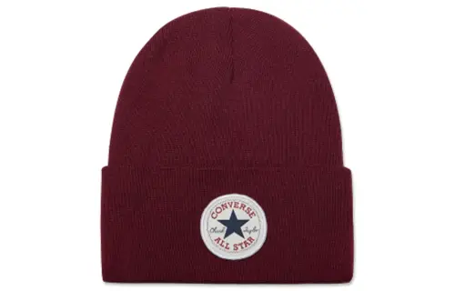Converse Cotton Beanies Unisex Maroon