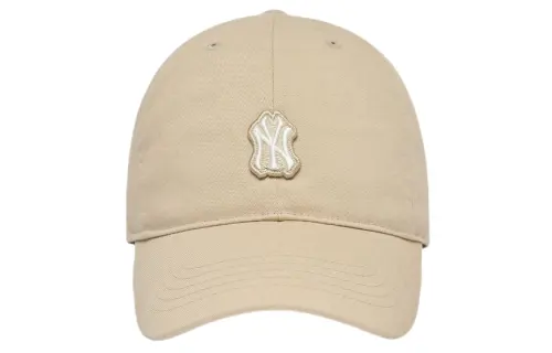 MLB Cotton Baseball Caps Unisex Beige