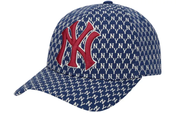 MLB Cotton Baseball Caps Unisex Navy Blue