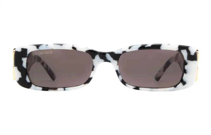Balenciaga Eyewear Dynasty Rectangular Frame Sunglasses