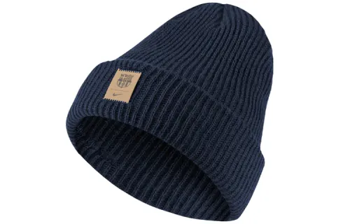 Nike Acrylic Beanies Unisex Dark Blue Black