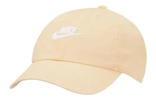 Nike Cotton Baseball Caps Unisex Pink Orange
