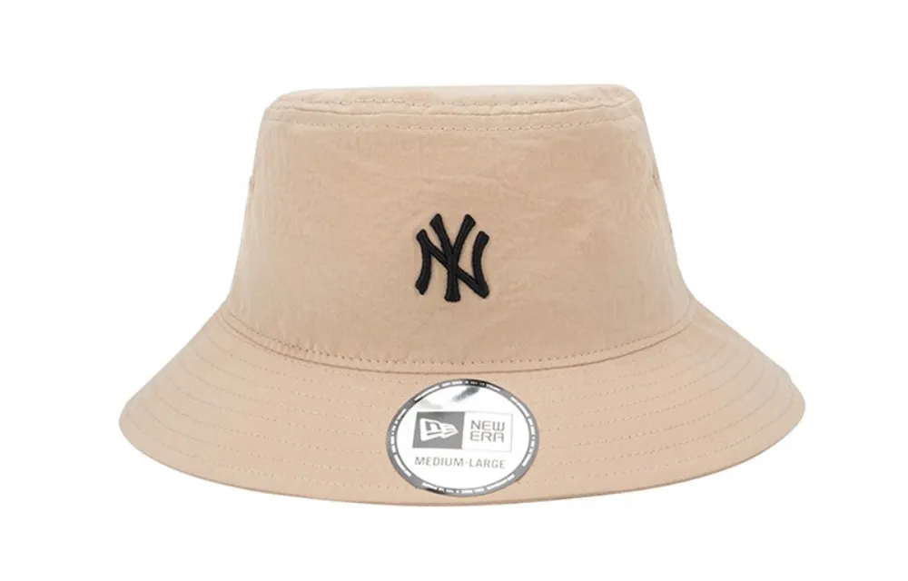 New Era Cotton Bucket Hats Unisex Khaki