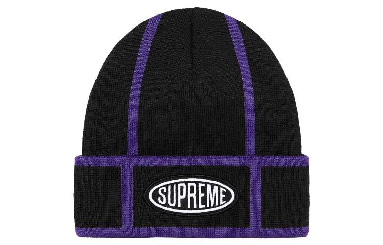 Шапка Supreme Grid Beanie (разноцветная)