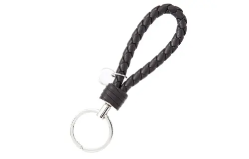 Bottega Veneta Woven Charm Keychain